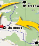 Directions To St. Anthony Sand Dunes Rentals In Idaho. Near West Yellowstone.